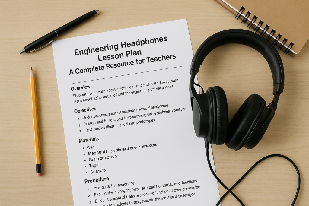 engineering headphones lesson plan