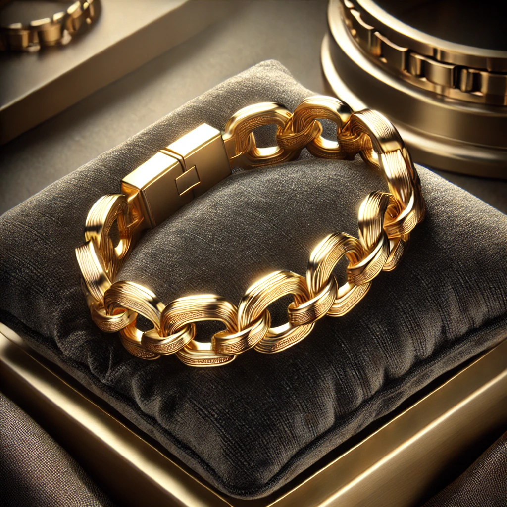 mens gold bracelet